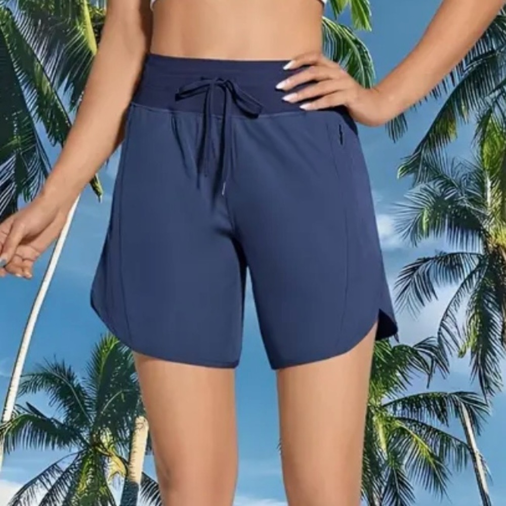 Athletic Quick Dry Drawstring Shorts NWT - Picture 3 of 10